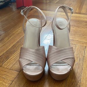 Urban Outfitters Pink Platform Heels